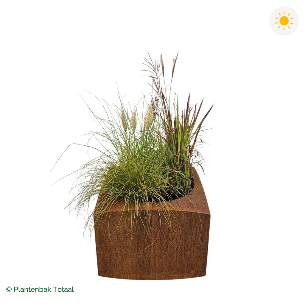 productfoto van plantenbak Cortenstaal Nooa Set Savanne