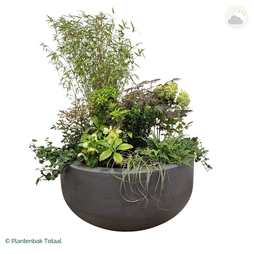 productfoto van plantenbak Fiberstone City Bowl Set Himalaya