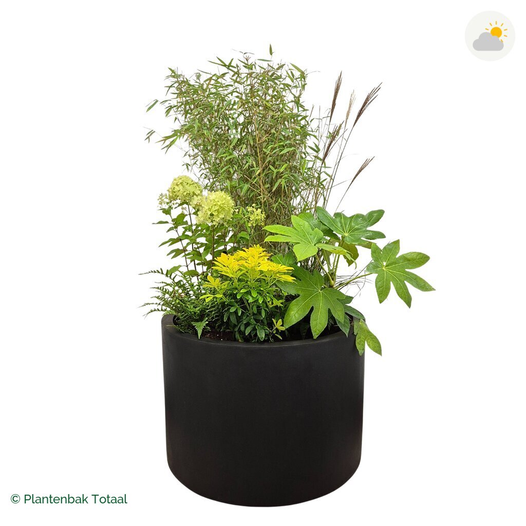 productfoto van plantenbak Fiberstone Jumbo Max Rond Set Bohemen