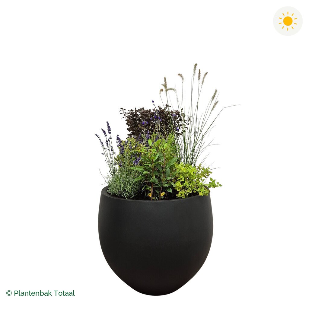 productfoto van plantenbak Fiberstone Orb Set Provence