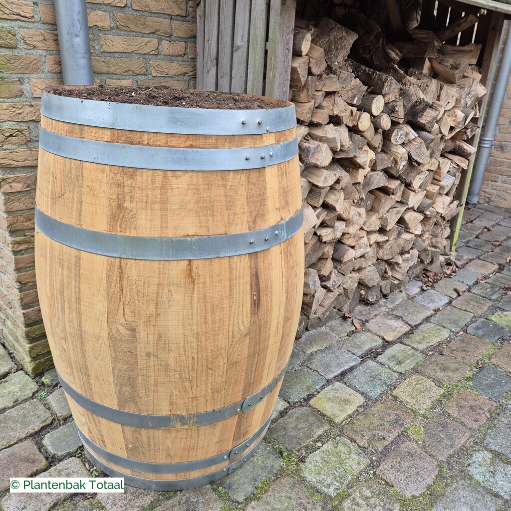 productlijn foto van plantenbak EH Wijnvat rond